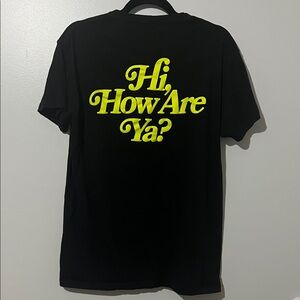 Jeffree Star Black and Yellow "Hi, How Are Ya?" Tee L